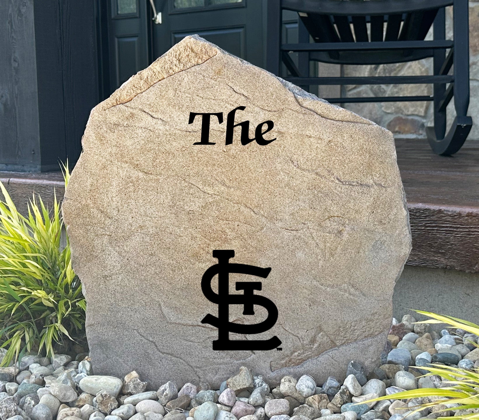 St. Louis Cardinals Design-A-Stone Landscape Art Family Name