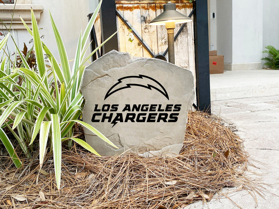 Los Angeles Chargers Design-A-Stone Landscape Art