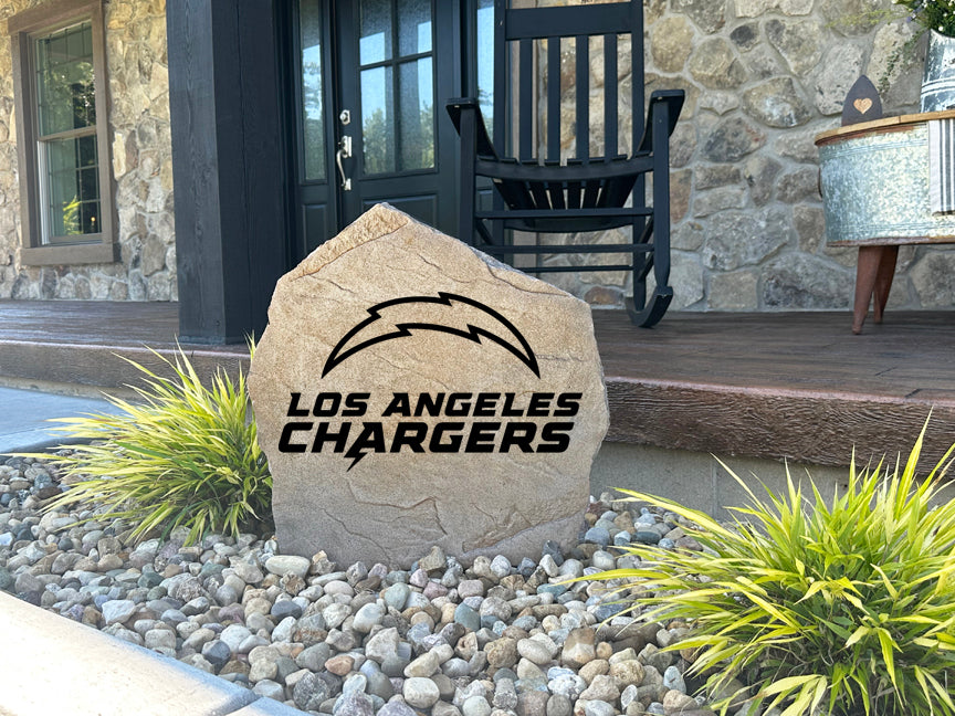 Los Angeles Chargers Design-A-Stone Landscape Art