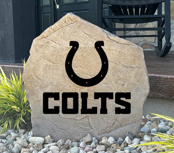 Indianapolis Colts Design-A-Stone Landscape Art