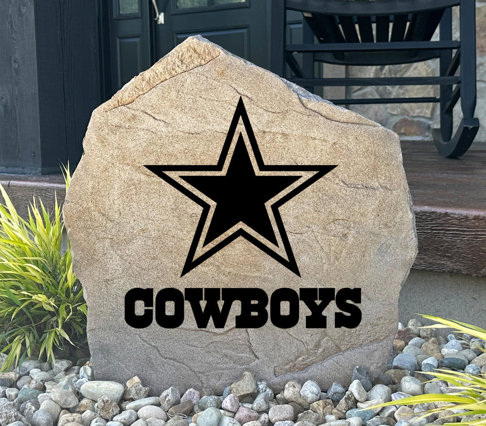 Dallas Cowboys Design-A-Stone Landscape Art