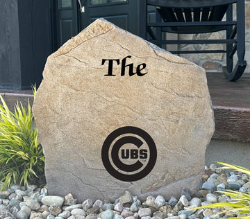 Chicago Cubs Design-A-Stone Landscape Art Family Name