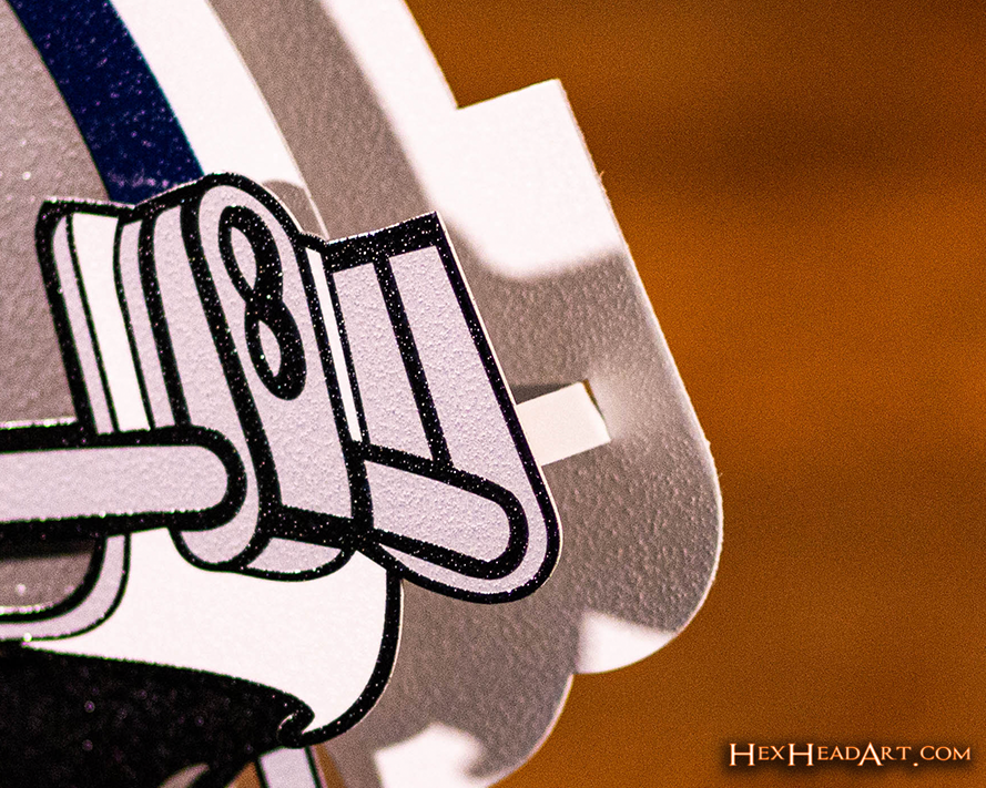 Dallas Cowboys BLITZ Collection - 8 Layer Helmet 3D Vintage Metal Wall Art