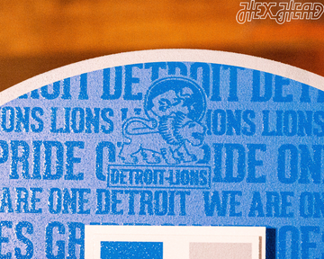 Detroit Lions CRAFT SERIES "1961" Vintage Logo 3D Embossed Metal Wall Art