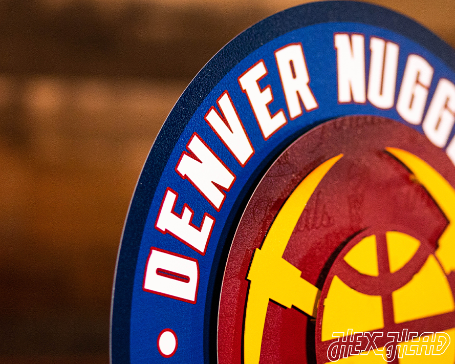 Denver Nuggets 2023 NBA FINALS Championship 3D Metal Wall Art