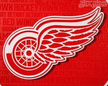Load image into Gallery viewer, CRAFT SERIES - Detroit Red Wings 3D Embossed Metal Wall Art
