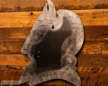 MONOCHROME - Duke Blue Devil Mascot 3D Vintage Metal Wall Art