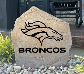 Denver Broncos Design-A-Stone Landscape Art