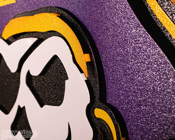 East Carolina ECU "PIRATE" 3D Vintage Metal Wall Art