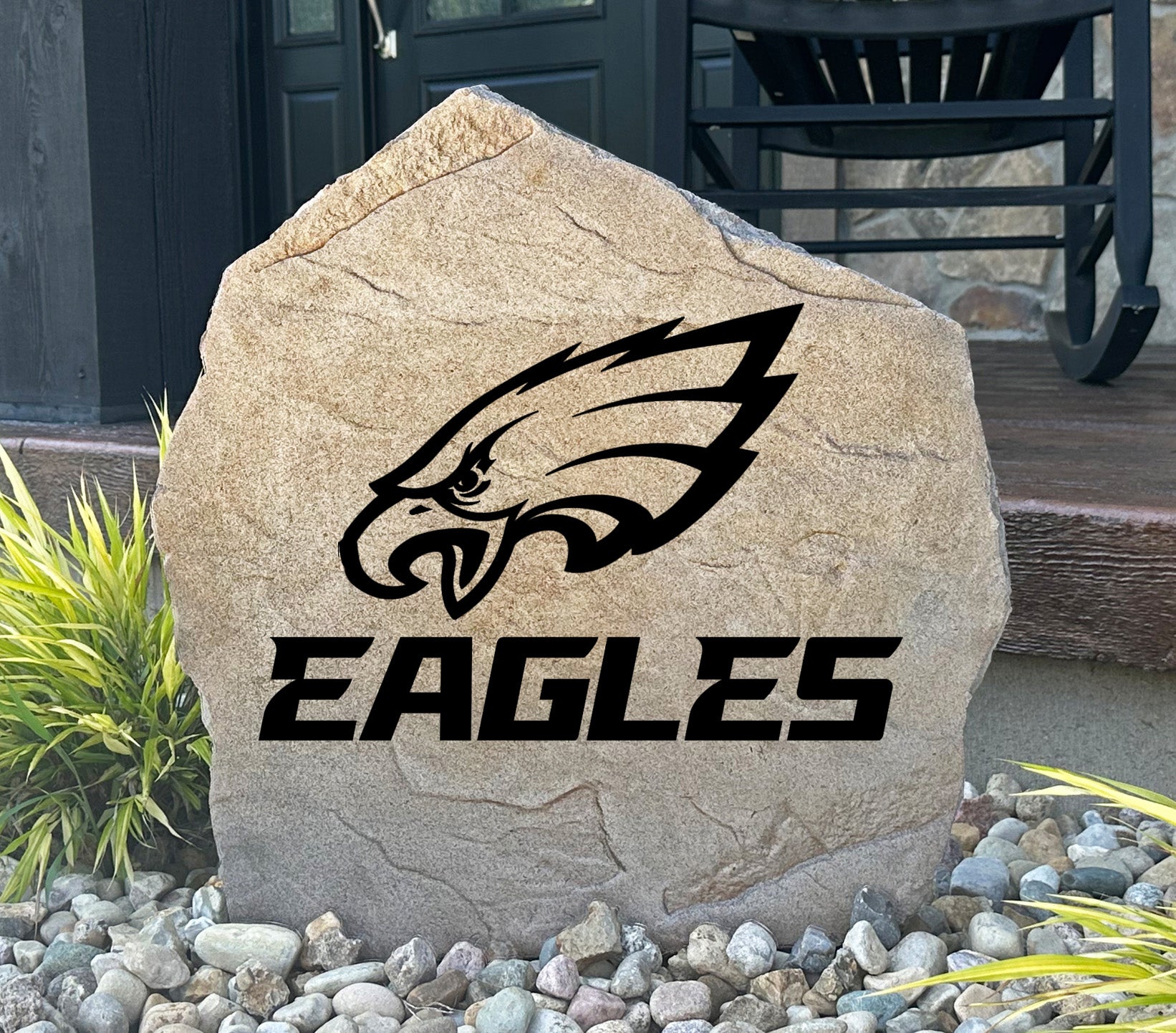 Philadelphia Eagles Design-A-Stone Landscape Art