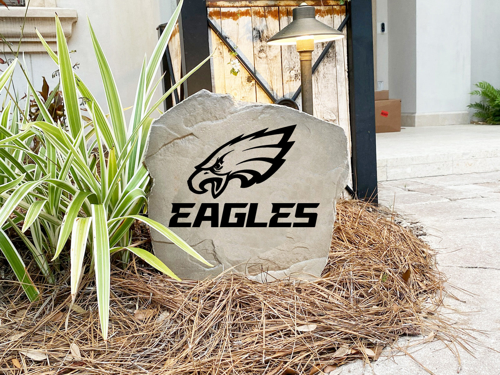 Philadelphia Eagles Design-A-Stone Landscape Art