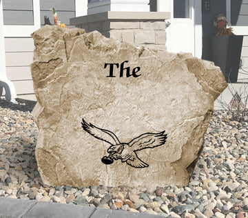 Philadelphia Eagles Design-A-Stone Landscape Art Family Name