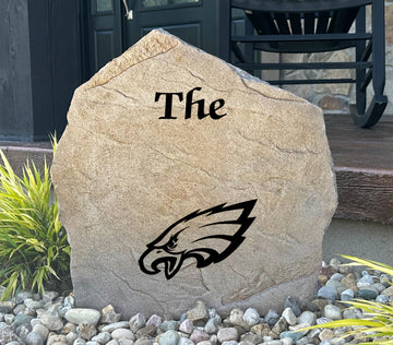 Philadelphia Eagles Design-A-Stone Landscape Art Family Name