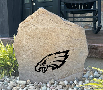 Philadelphia Eagles Design-A-Stone Landscape Art Address Stone