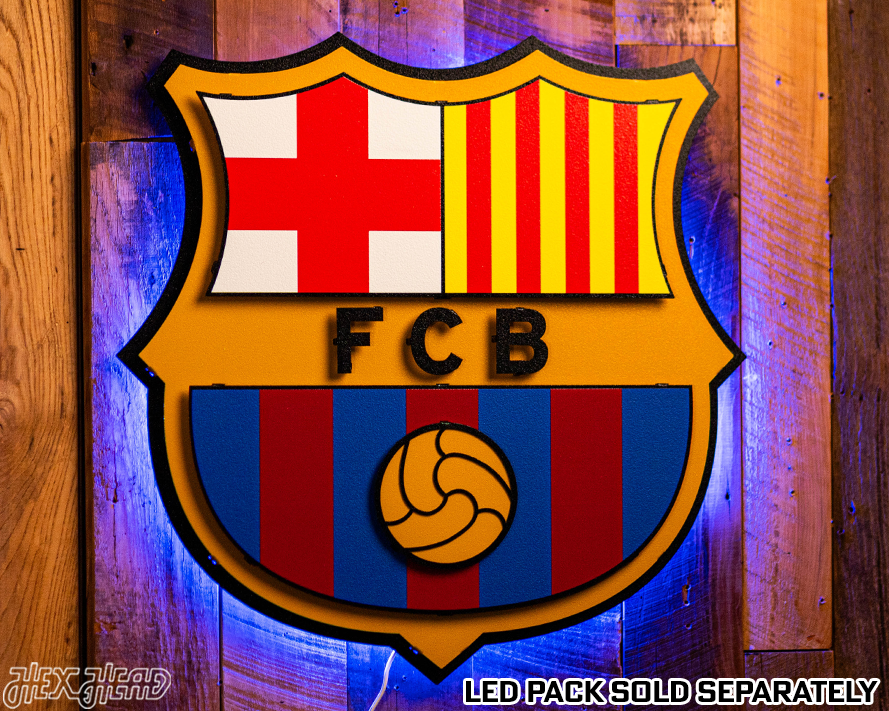 FC Barcelona 3D Vintage Metal Wall Art