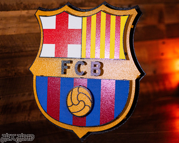 FC Barcelona 3D Vintage Metal Wall Art