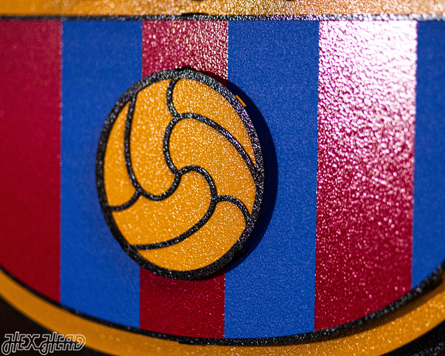 FC Barcelona 3D Vintage Metal Wall Art