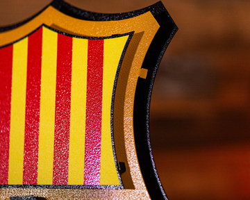 FC Barcelona 3D Vintage Metal Wall Art