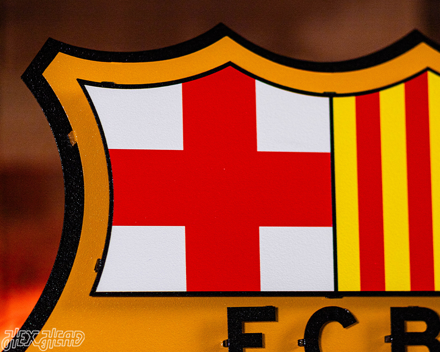 FC Barcelona 3D Vintage Metal Wall Art