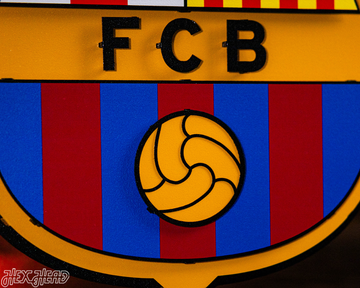 FC Barcelona 3D Vintage Metal Wall Art