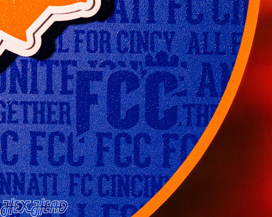 FC Cincinnati CRAFT SERIES 3D  Embossed Metal Wall Art