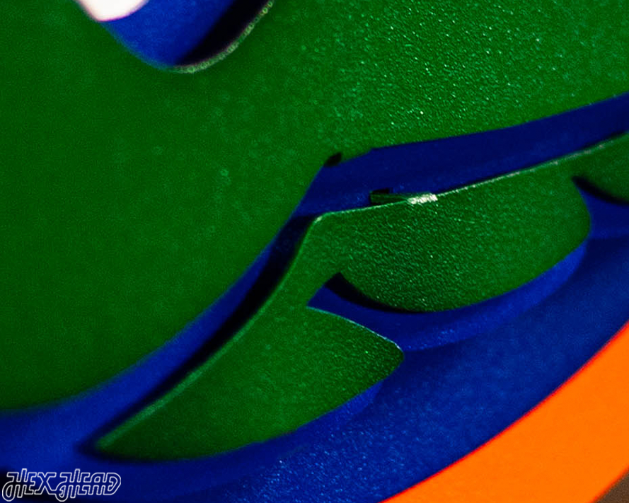 Florida Gators "GATOR HEAD"  3D Vintage Metal Wall Art