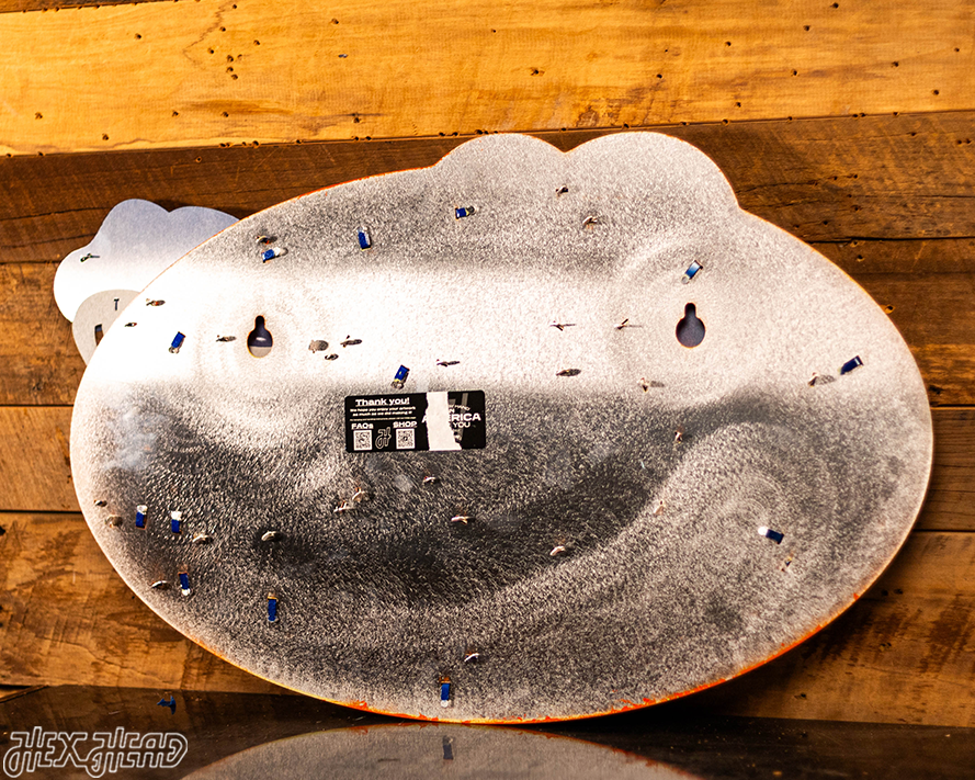 Florida Gators "GATOR HEAD"  3D Vintage Metal Wall Art