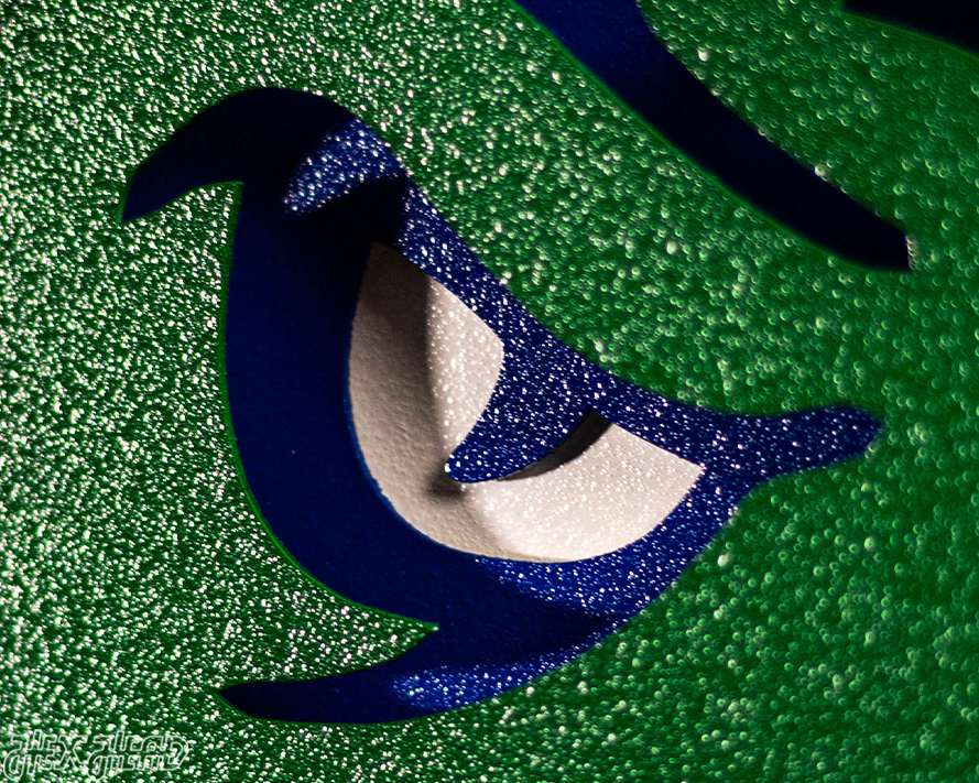 Florida Gators "GATOR HEAD"  3D Vintage Metal Wall Art