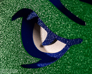 Florida Gators "GATOR HEAD"  3D Vintage Metal Wall Art