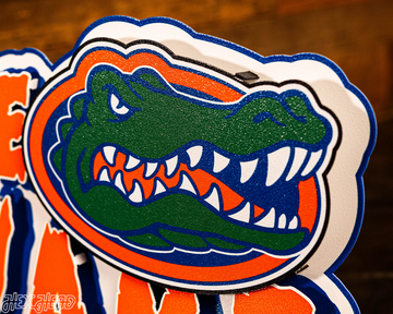 Florida Gators - Hex Head EXCLUSIVE "THE SWAMP" 3D Metal Wall Art