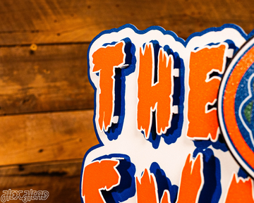 Florida Gators - Hex Head EXCLUSIVE "THE SWAMP" 3D Metal Wall Art