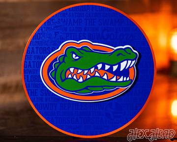 Florida Gators CRAFT SERIES 3D Vintage Metal Wall Art