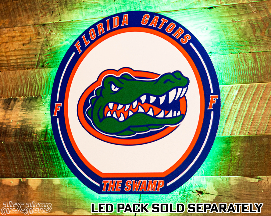 VARSITY Collection- SINGLE layer Florida Gators Metal Wall Art