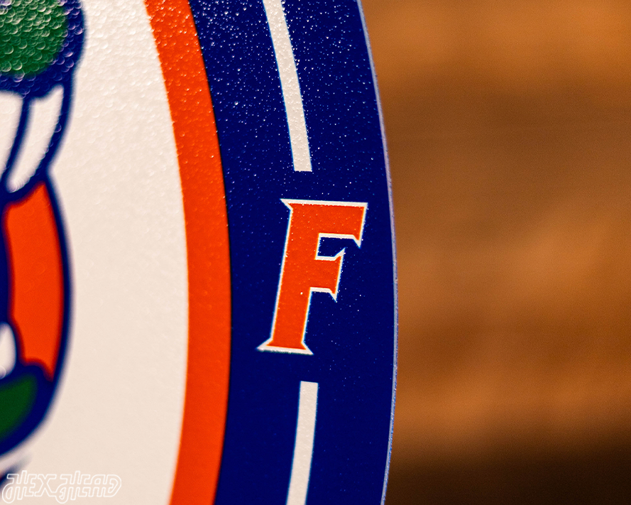 VARSITY Collection- SINGLE layer Florida Gators Metal Wall Art