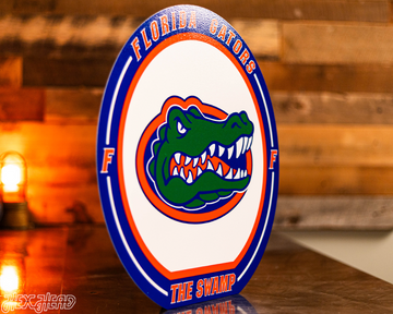 VARSITY Collection- SINGLE layer Florida Gators Metal Wall Art