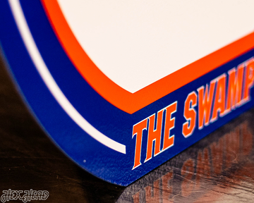 VARSITY Collection- SINGLE layer Florida Gators Metal Wall Art