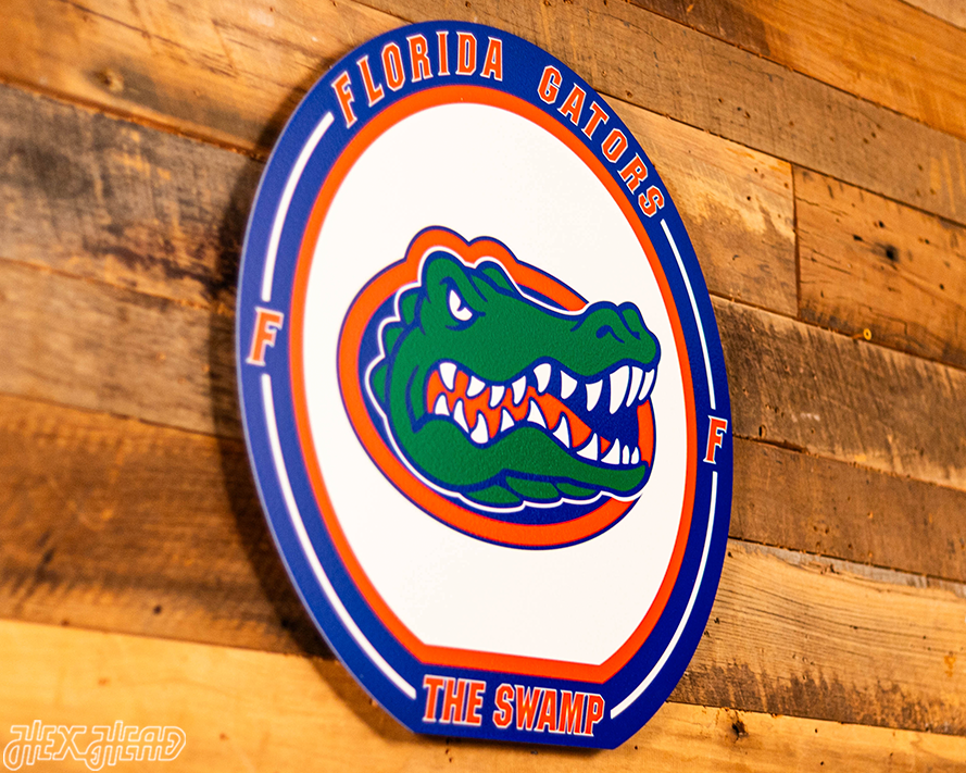 VARSITY Collection- SINGLE layer Florida Gators Metal Wall Art