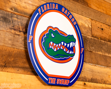 VARSITY Collection- SINGLE layer Florida Gators Metal Wall Art