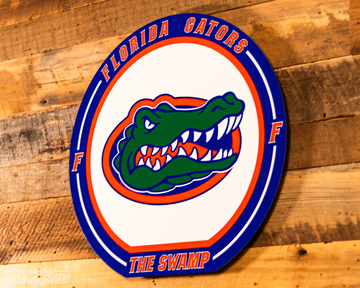 VARSITY Collection- SINGLE layer Florida Gators Metal Wall Art