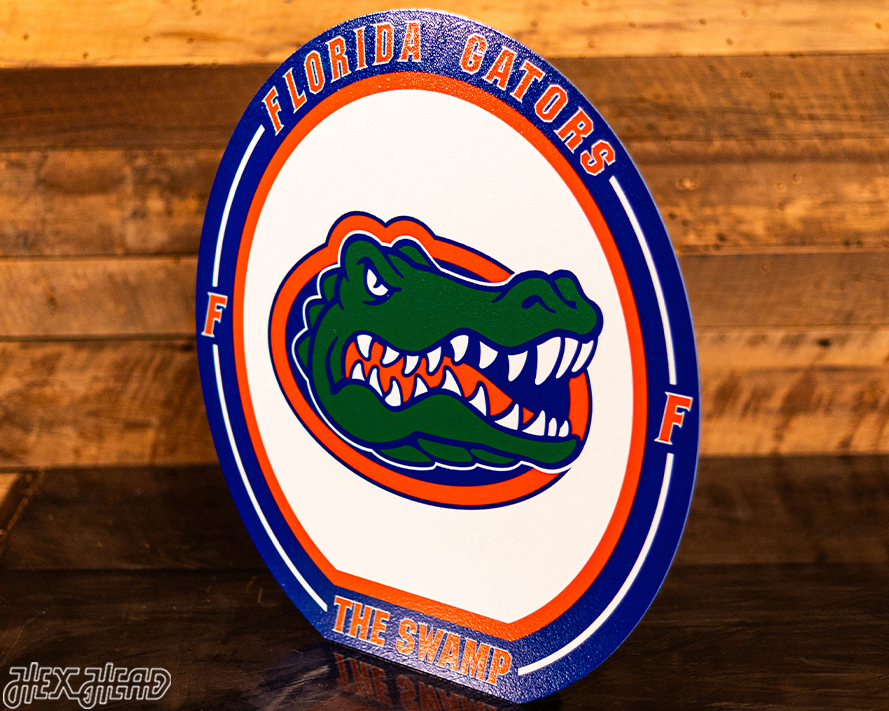 VARSITY Collection- SINGLE layer Florida Gators Metal Wall Art