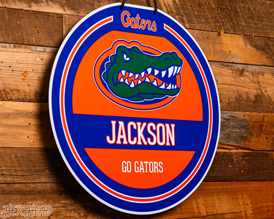 Florida Gators Personalized Monogram Metal Art