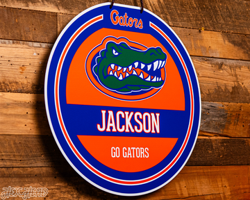 Florida Gators Personalized Monogram Metal Art