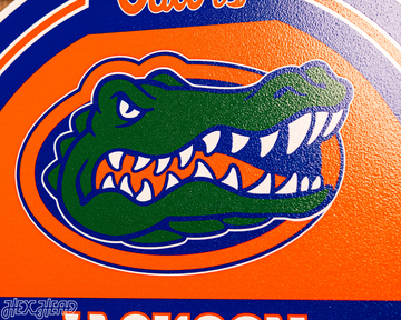 Florida Gators Personalized Monogram Metal Art