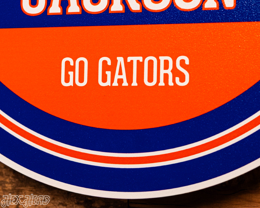 Florida Gators Personalized Monogram Metal Art