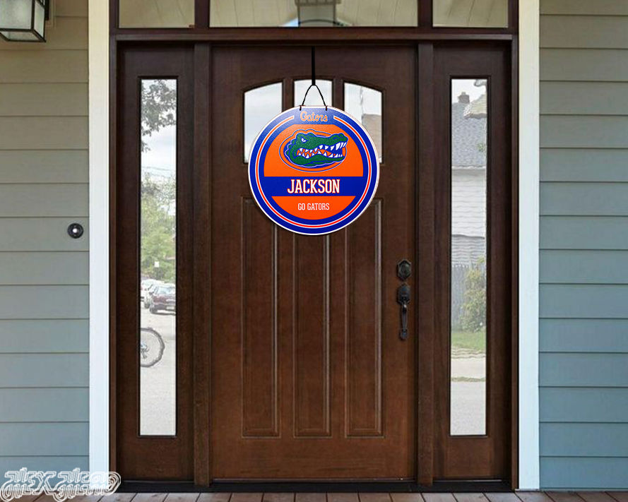 Florida Gators Personalized Monogram Metal Art