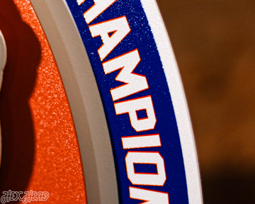 Florida Gators DYNASTY- Men's Basketball Championships w/ Replaceable Icon Plate  3D Vintage Metal Wall Art