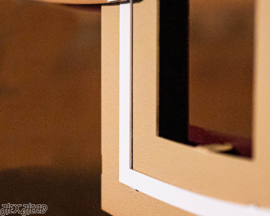 Florida State FSU Letters 3D Vintage Metal Wall Art