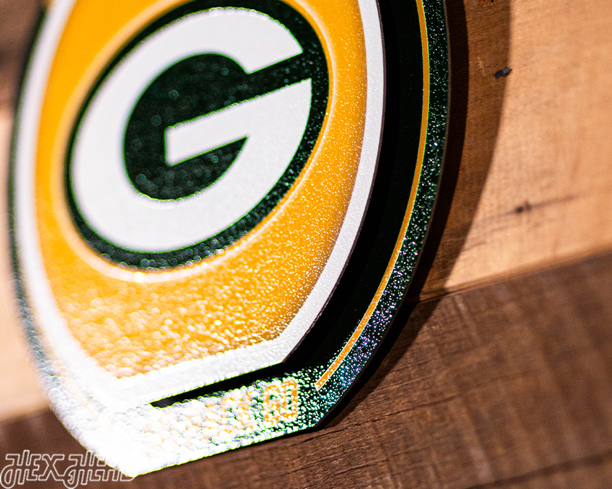 Green Bay Packers "Double Play" On the Shelf or on the Wall Art