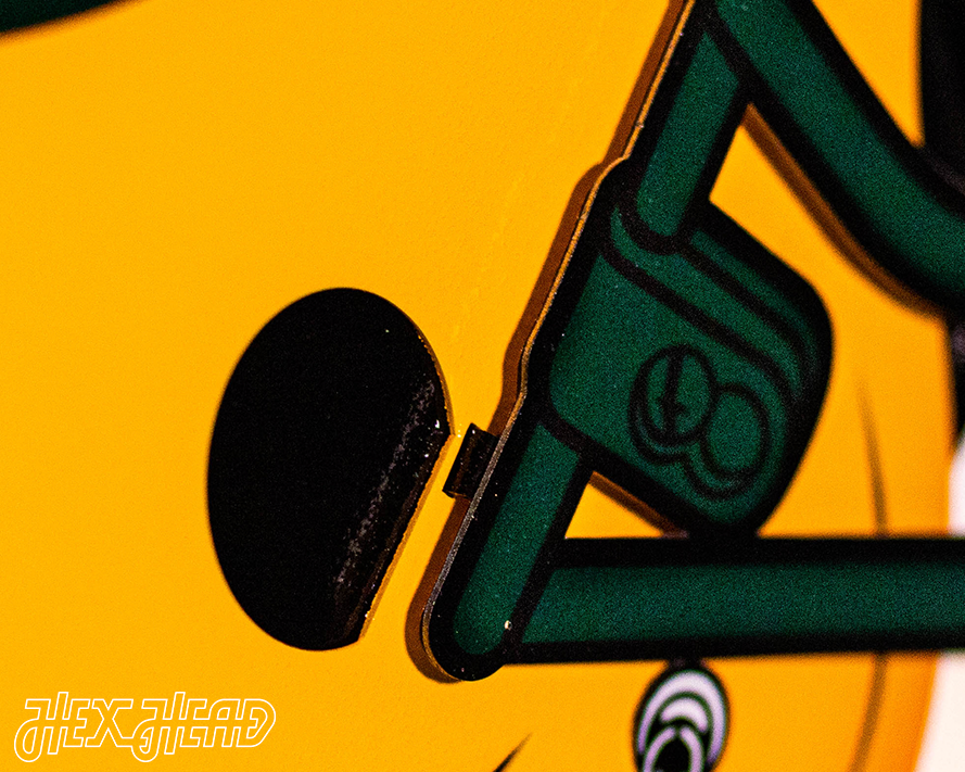 Green Bay Packers BLITZ Collection - 8 Layer Helmet 3D Vintage Metal Wall Art