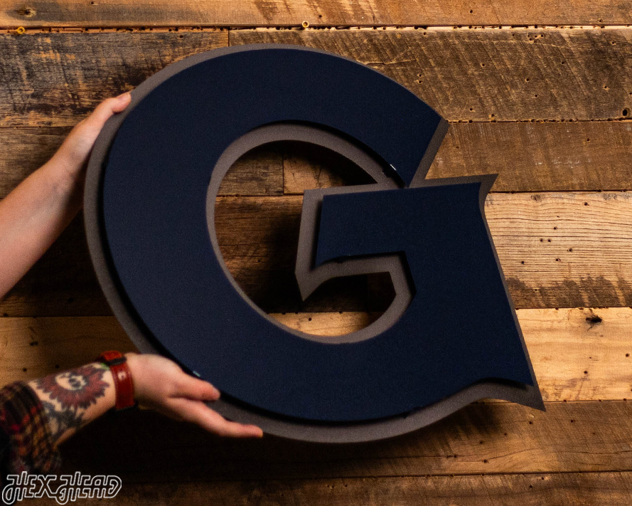 Georgetown Primary Logo 3D Metal Wall Art